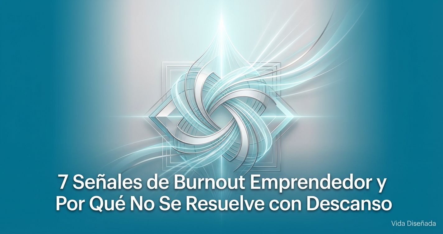 7 Señales de Burnout Emprendedor: Cómo Identificarlo y Por Qué Más Disciplina No Es la Solución