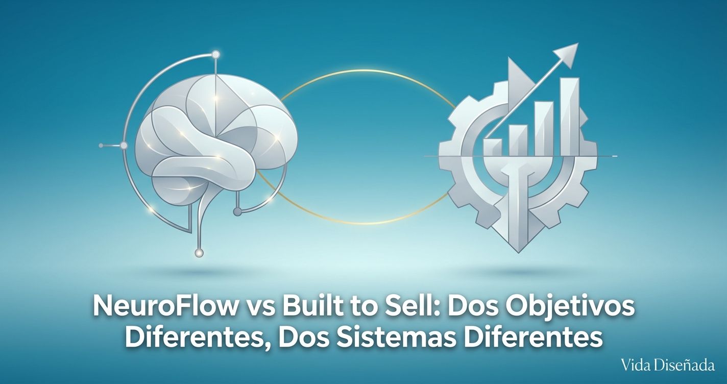 NeuroFlow vs Built to Sell: Dos Objetivos Diferentes, Dos Sistemas Diferentes