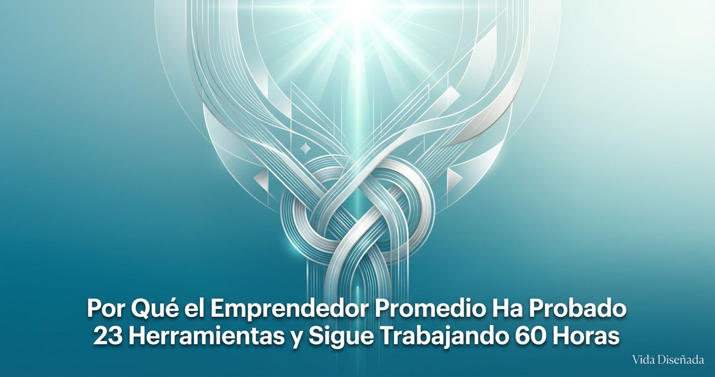 Por Qué el Emprendedor Promedio Ha Probado 23 Herramientas y Sigue Trabajando 60 Horas